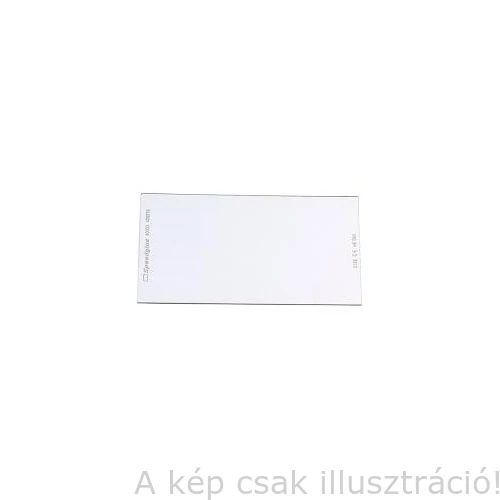 Hegesztő pajzs belső plexi DIOPTRIÁS 51x107mm 2.5 (ECLIPSE 2.s,3.s,MACH II, Speedglas L100,BLM V4) GCE 19008250