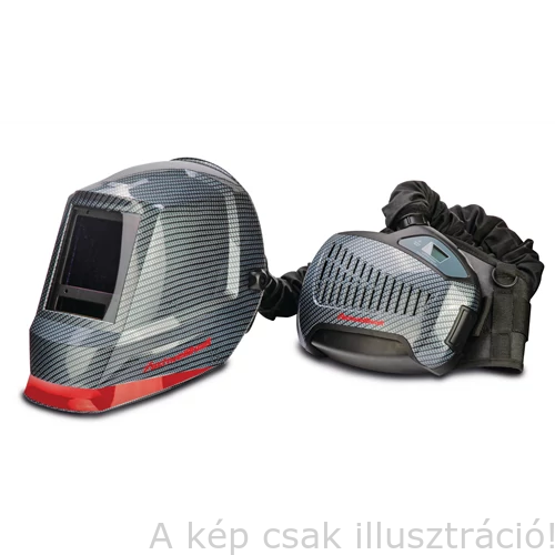 Hegesztő fejpajzs automata frisslevegős VarioProtect XXL-W TC Air TH3 ,4 érzékelős látómező,  SCHWEISSKRAFT 1654055