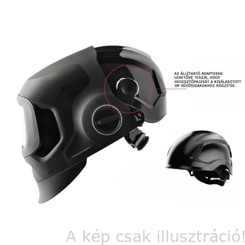 Hegesztő fejpajzs automata 3M Speedglas kobakvédős G5-03 pajzs (633900) + a G5-01VC kazetta (610031) együtt