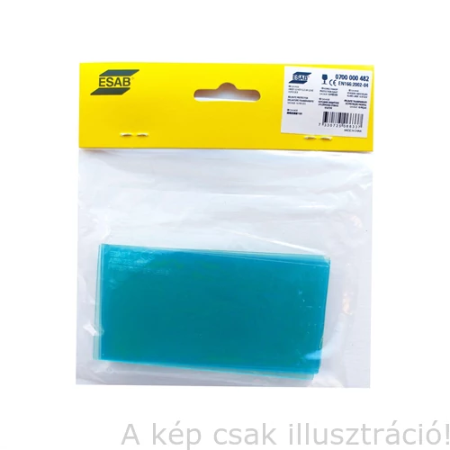 Hegesztő pajzs belső plexi 55x105mm ESAB SAVAGE A 40  0700000482 10db/csomag 0700000482