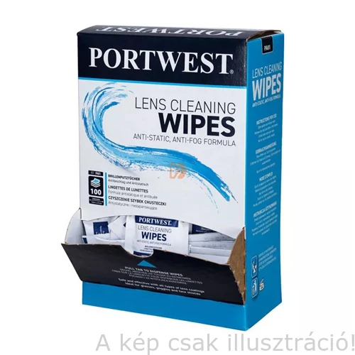 Szemüvegtisztitó kendő  PA01 Portwest   PA01WHR