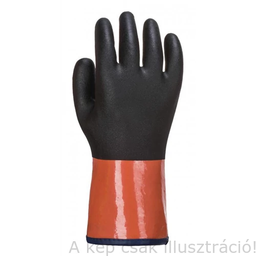 Muv. kesztyű AP91 Chemdex Pro, Cut 5 vágás és vegyszerálló fekete/narancs  9/L