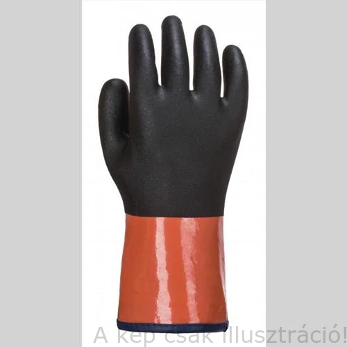 Muv. kesztyű AP91 Chemdex Pro, Cut 5 vágás és vegyszerálló fekete/narancs 10/XL