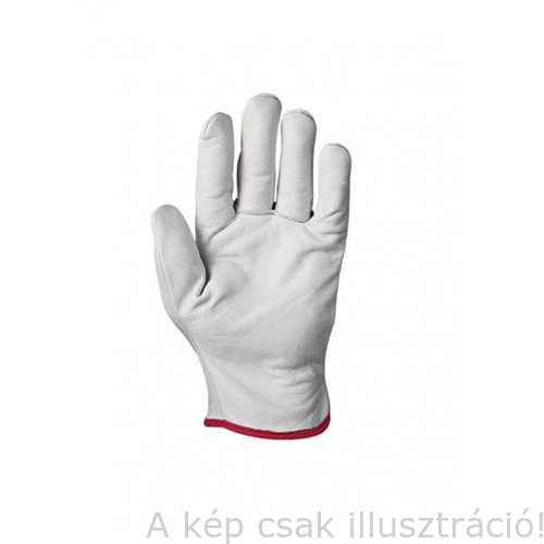 Hegesztő kesztyű AVI marha színbőr Cipro fehér(11-es) 12 pár/csomag SSY-MA1116K1-11