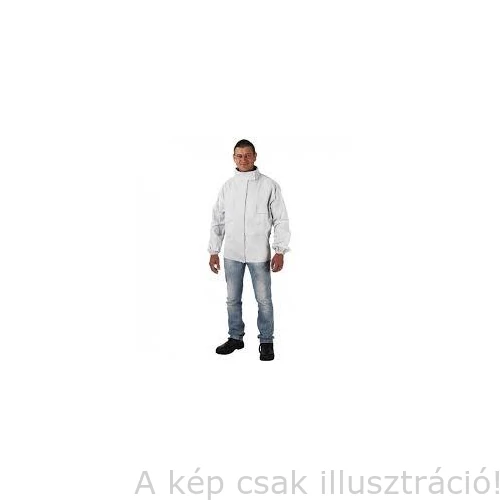 Hegesztő Kabát, marha hasítékbőr, takart patenttal L-XL-es méret 57455, 57456 Ganti