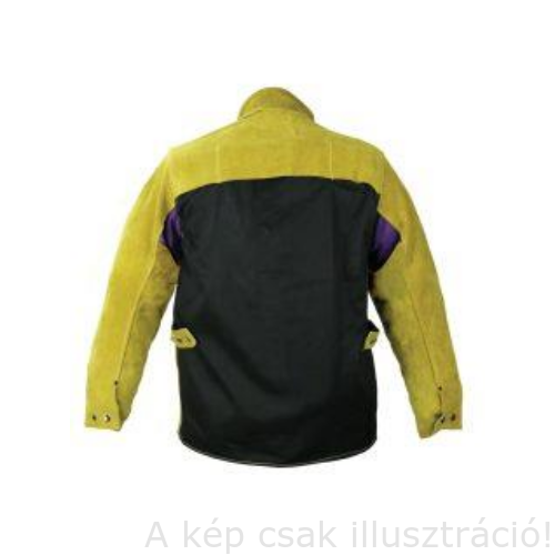 Hegesztő kabát prémium Parweld panther sárga marha hasítottbőr nem teli hátú( P3788-L-XL-XXL)