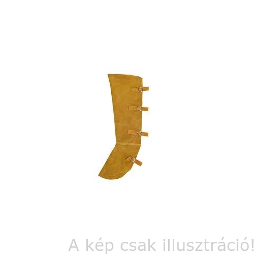 Hegesztő kötény, hasított marhabőr, kevlár erősítés (sárga) LEOPARD