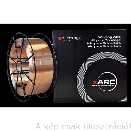 SG3 (EN440:G4Si1) 1,0mm 15kg/cs. hegesztőhuzal, védőgázas D300, műanyag csévén- ARC ELECTREX 