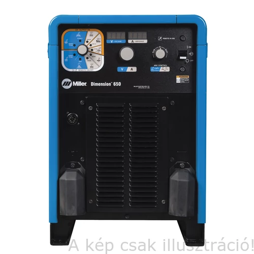 Miller Dimension 650 inverteres MultiF(Fedőporos,Gyökfar,BKI, MIG, TIG-Lift, heg. áramforrás,15-815A,650A/100%Bi,  