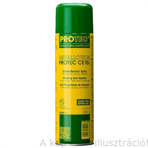 Spray hegesztési letapadásgátló, szilikonmentes, nem gyúlékony 400mL Protec CE15L+ Spray