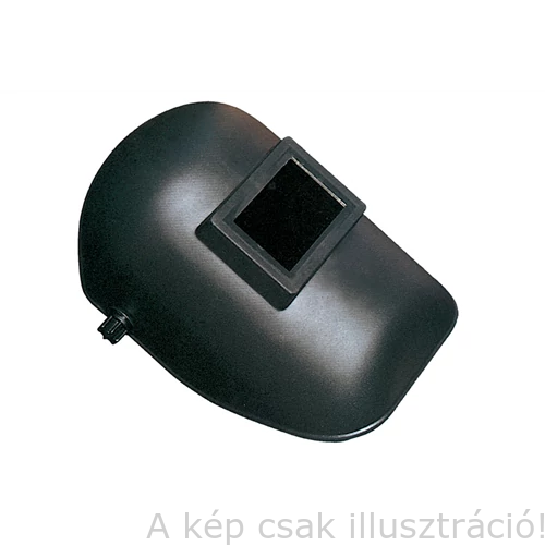 Hegesztő fejpajzs 90x110mm fekete műanyag     GCE