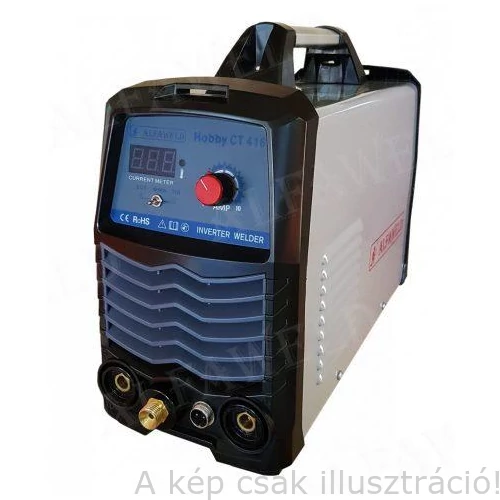Hegesztőgép inverter ALFAWELD Hobby CT 416 DC AVI,plazmavágó 10mm-ig, MMA plazma és AVI pisztolyokkal, test és MMA kábellel