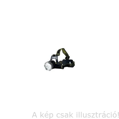 Lámpa alumínium vázzal fejlámpa  LED újratölthető LiOn akkuval  EDISON