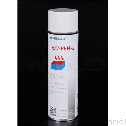 Spray heg. varrat repedésvizsgáló,penetráló,piros,500ml EXAPEN-2 