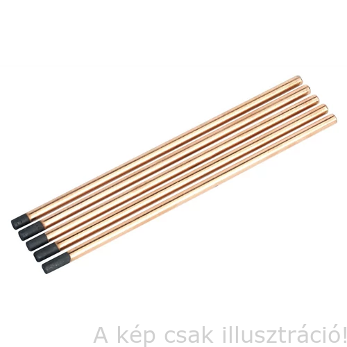 Szénelektróda 13,0x355mm rézbevonattal/ Carbon-Arc Electrode, Selectrarc, 50db/doboz-box
