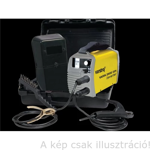 Hegesztőgép inverter Varin 2005 E CELL GEN Cellre is,5 – 200A, műanyag kofferben