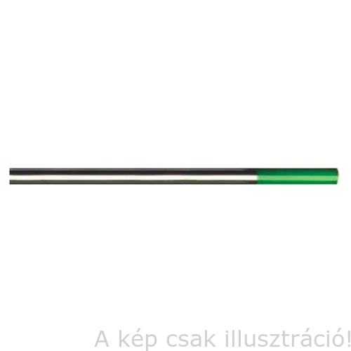 Volfrám elektróda WP (zöld) 4,0x175mm GCE