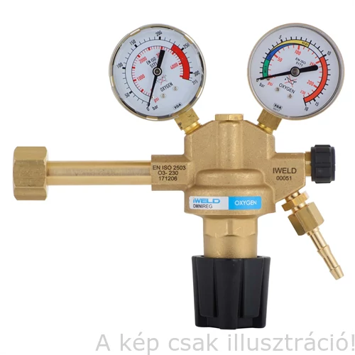 Reduktor Oxigén IWELD OMNIREG Nyomáscsökkentő 230/22L/min W21,8  