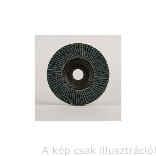 125mm-K80-as lamellás csiszolótányér Powerflex-Köln Ceramic INOX kúpos 10db/csomag 
