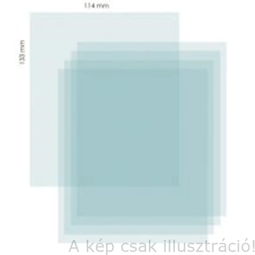 Hegesztő pajzs külső plexi 114x133mm ECLIPSE3/Panther Digital5.1,VARIOProtech IW. 