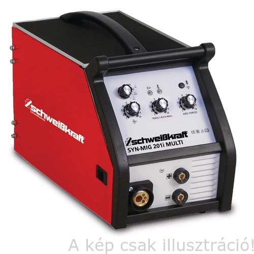 Hegesztő inverter  SYN-MIG 201i Multi hordozható MIG / MAG    SCHWEISSKRAFT   