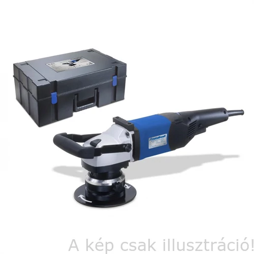 Lemez és cső leélezőgép KE10 belső és külső letörréssel 0-10,6mm vastagságig 5db kf.lapkával, 1800W, műa. koff.  METALLKRAFT 