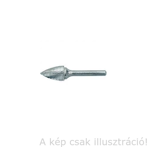 Turbómaró ívelt, láng forma, 9 vágás- forgácstörő, finom fogazással 12x20mm KENNEDY