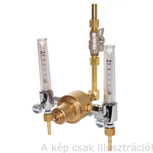 Reduktor / gáz elvételi hely DYNALINE Iker rotaméteres  hálózati nyomáscsökkentő klt. golyóscsappal, 30l/min  IW.