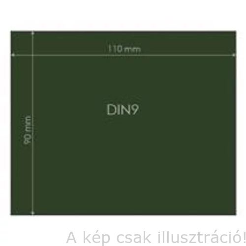 Hegesztő pajzs üveg 90x110mm DIN 9  GCE