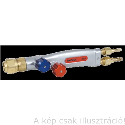 Láng heg. markolat RHÖNA 2001 alumínium (Áteresztőképesség: 15 m3/h, csatlakozások: oxigén G1/4
