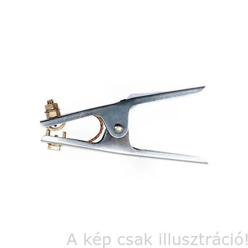 Test csipesz 400A rézbetétes,réz fonott átkötővel prémium, Parweld 
