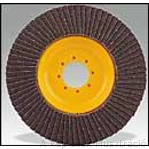 125mm-A80 TigrisCápa/TigerShark flex lamellás csisz. korong (alumoz, színesfémekre) élelmiszerip-ban is opford.szám:5000-8000/min.