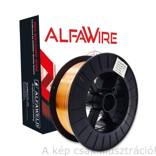SG2 (EN440:G3Si1) 1,0mm 15kg/cs. hegesztőhuzal, precíziós, D300-as műanyag csévén  ALFAWIRE, Akciós!