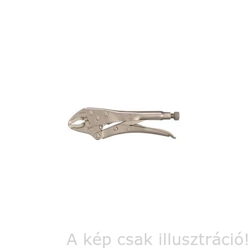 Önzáró fogó-Patentfogó ívelt pofával 130mm/5