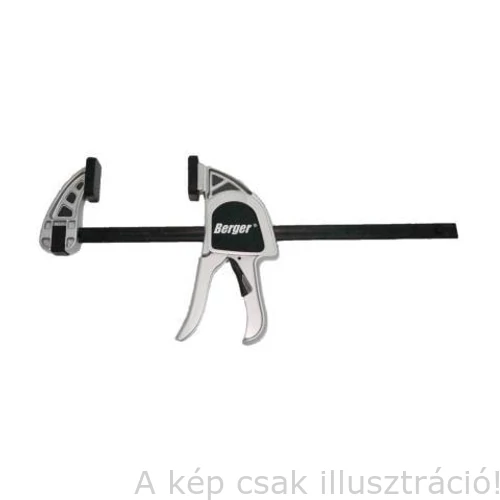Szorító egykezes nyílás: 150mm, BERGER, alumínium 