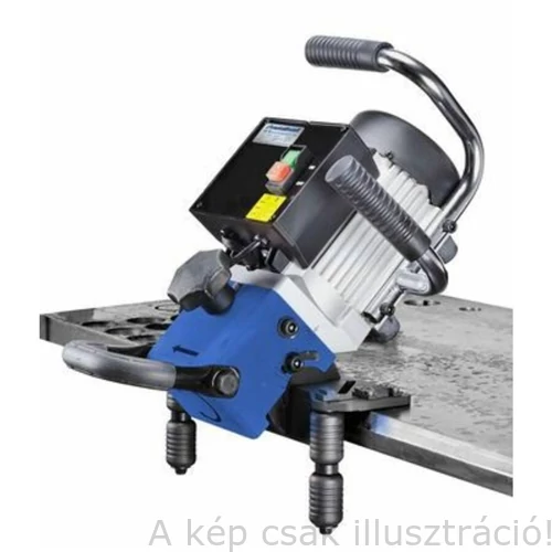 Lemez és cső leélezőgép KE16-2  külső letörréssel 0-16mm vastagságig 2db váltólapkával, 1100W, műa. koff. METALLKRAFT 
