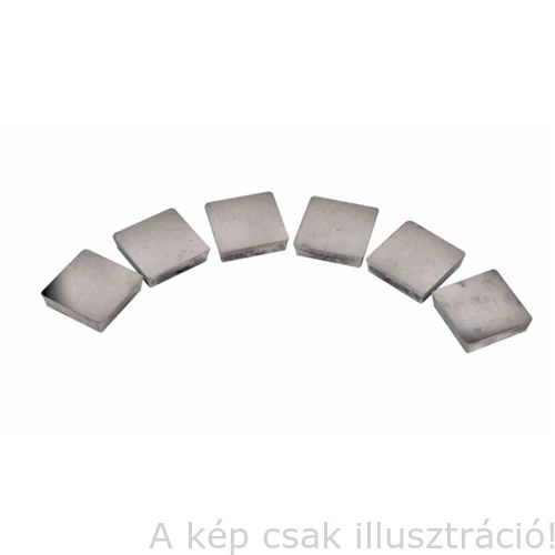 Lemez és cső leélezőgép KE 16-2 típushoz lapkakészlet 6db/csomag  METALLKRAFT 