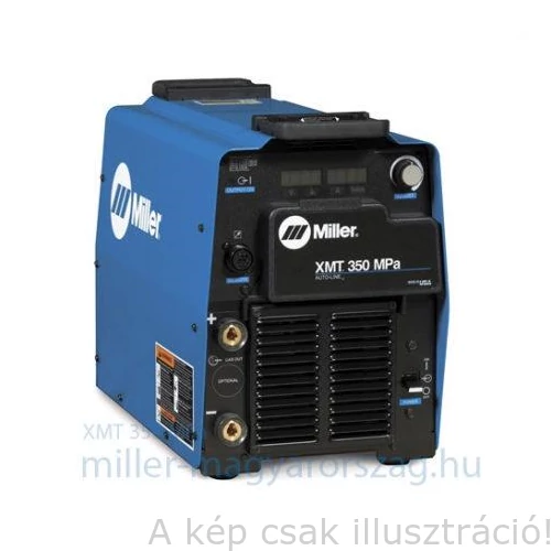 Miller XMT 350 MPa ipari inverteres hegesztő áramforrás 1+3 fázisról is, MMA, Cell, TIG-Lift, 300&350A@60%