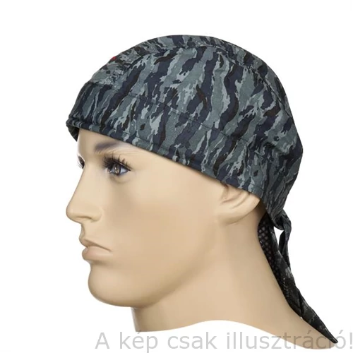 Hegesztő kendő fejre pamut Weldas, vadmintás, Fire Fox™ Doo-Rag égésálló 