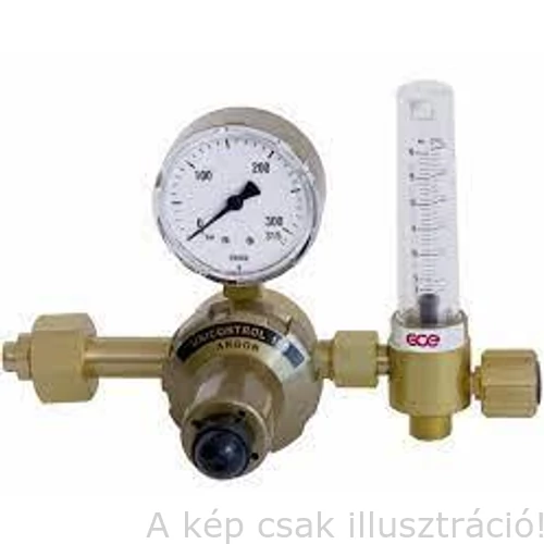 Reduktor Ar/CO2 GCE Basecontrol FLOW Rotacsöves (24-315bar,30ter/perc) W21,8mm GCE 