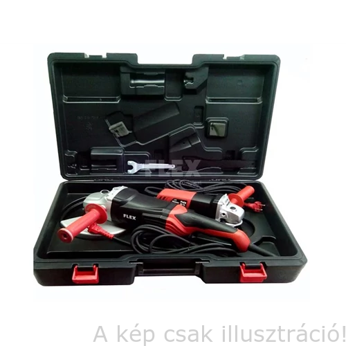 FLEX L 2200 230 2200W sarokcsiszoló 230mm/6500/perc szettben, műa. koffer+ L 811/125mm 800W,"Long-Life motorral" 492.302
