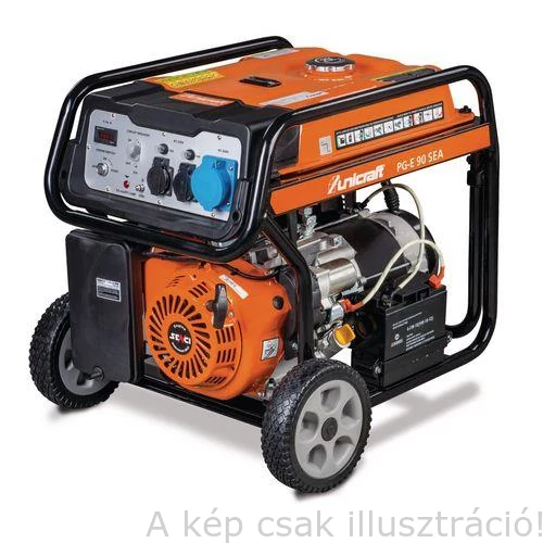 Áramfejlesztő- aggregátor PG-E 90 SEA szinkrongenerátoros aggregátor  UNICRAFT  