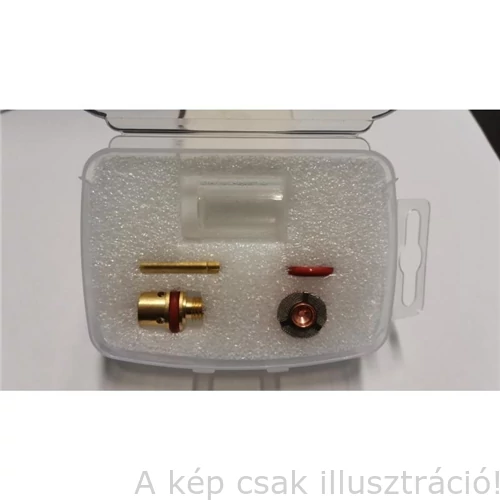 AVI/TIG üveg gázterelős PARKER Pyrex Kvarc szett 