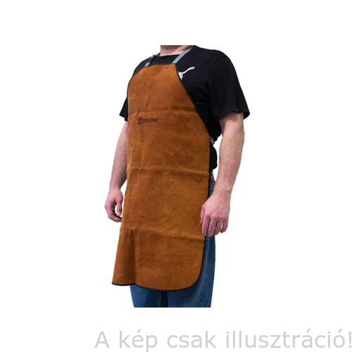 Hegesztő kötény Parweld barna impregnált marha hasítékbőr 60x90cm  