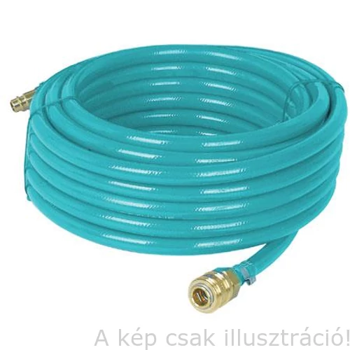 Levegő tömlő 10 méteres vásznas  gyorscsatlakozókkal,szövetbetétes 9mm (10m/db) Aircraft