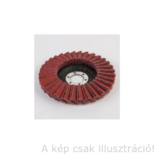 125mm-L40 finiselő közepes finomságú HYBRID tárcsa INOX anyagokhoz kónuszos  G-Wendt