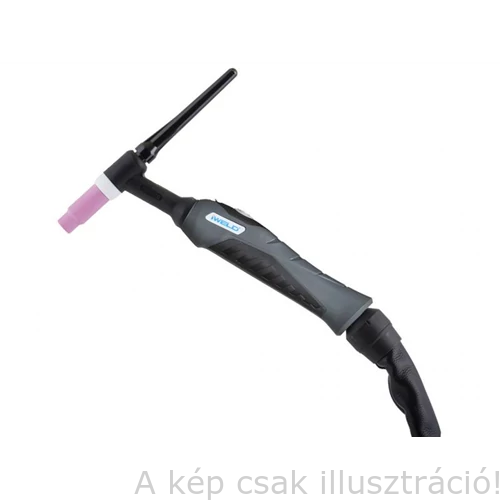 AVI/TIG pisztoly Iweld TIG SR26 gázhűtéses 4m TSB35-50 (bőrös markolat alatti 0,5m kábel) kapcsolóval