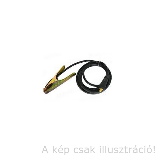 Hegesztőkábel  (TEST), SZERELT csipesszel (70mm2 /5,0m, 400A Parweld. csipesz, 35-50mm2 TSB-dinse csatlakozó)