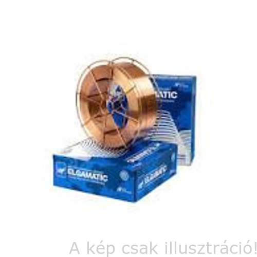 MIG COR-TEN® Elgamatic 140 (AWS 5.28:ER 80S-G) 0,8mm időjárásálló  15 kg/cséve, BS300 fémkosáron, precíziós tek. 