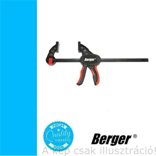 Szorító egykezes nyílás: 150mm, BERGER szorítóerő:150kg